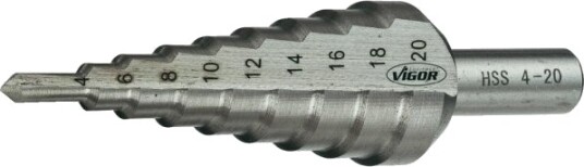 Vigor V2395 Hss Trappbor Samlet Lengde 75 Mm Sylindergrep 1 Stk