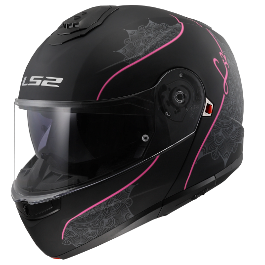 LS2 Åpningshjelm FF908 Strobe II Lux Svart/Rosa XS LS2 Åpningshjelm FF908 Strobe II Lux Svart/Rosa XS