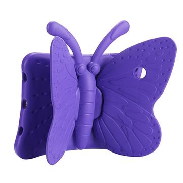 3D Butterfly Kids Støtsikkert EVA-telefondeksel med støtte for barn til iPad Pro 9.7 / Air 2 / Air Lilla