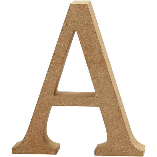 Bokstav Creativ Company 8 cm Tykkelse 15 cm 1 stk Bokstav Creativ Company 8 cm Tykkelse 15 cm 1 stk