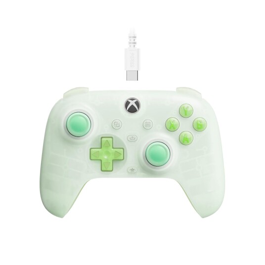 8BitDo Ultimate Mini Wired Xbox Pad Clear Grønn
