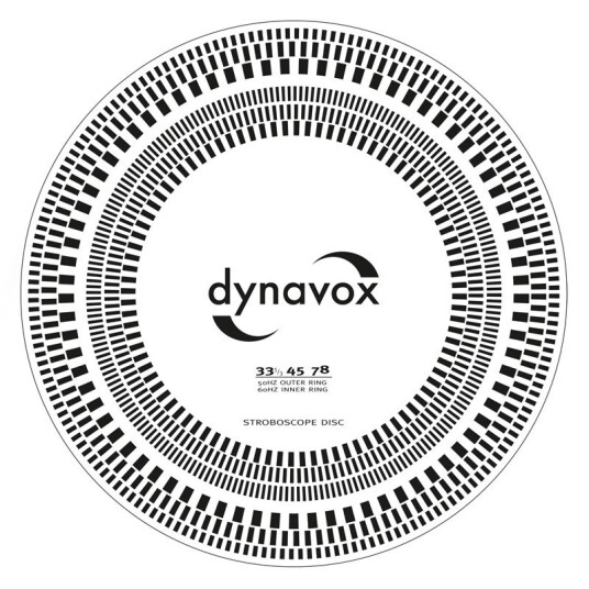 Justeringsverktøy / stroboskop til platespiller-pickup Dynavox Justeringsverktøy / stroboskop til platespiller-pickup Dynavox
