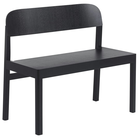 Muuto Workshop Benk Svart Eik