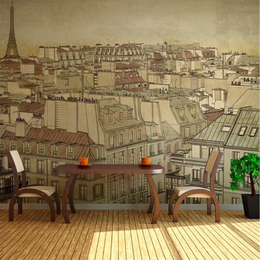 Fototapet Goodbye Paris! 250x193 - Artgeist sp. z o. o.