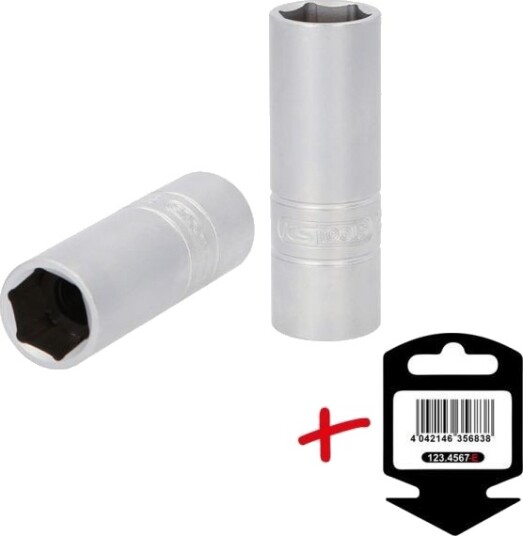 KS TOOLS 911.1205-E Pipenøkkelsett, tennplugg