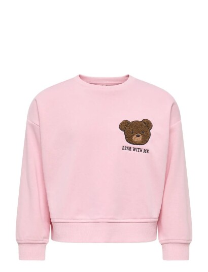Kids Only Kmgwilma Life Ls Loose O Neck Ub Swt Pink 92