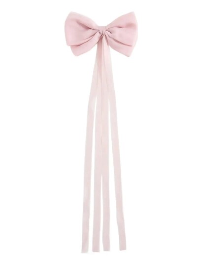 Mango Hair Clip With Maxi Bow Pink ONE SIZE