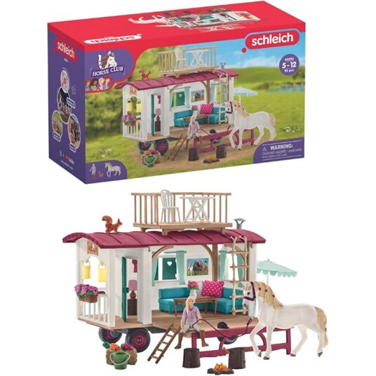 Schleich 42593 Campingvogn Lekesett for Hemmelige Klubbmøter med Hest