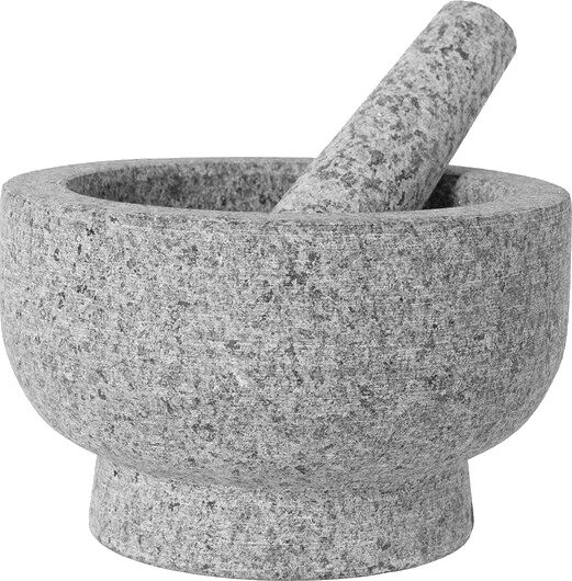 Anders Petter Classic morter 16 cm granittgrå