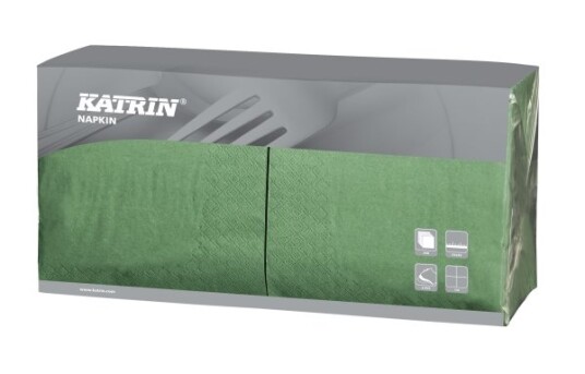 Serviet Fasana 33X33 Cm 3-Lag Mørkegrøn,4 Pk X 250 Stk