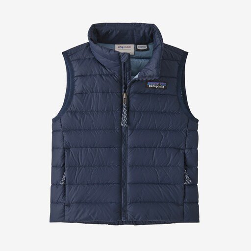 Patagonia Baby Down Sweater Vest New Navy 2 år