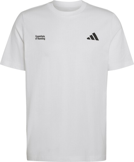 Adidas Herre Run Ess G Tee White M