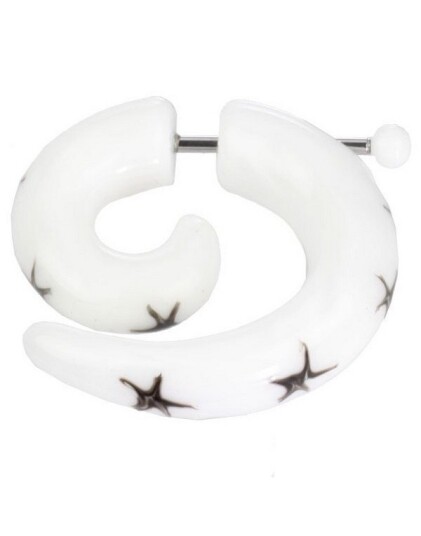 Black Star Fake Piercing Strl 1,2 mm stang tykkelse smykke 3,5 mm Black Star Fake Piercing Strl 1,2 mm stang tykkelse smykke 3,5 mm
