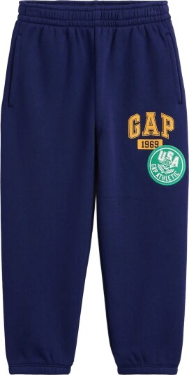 GAP Baby & Toddler Vintagesoft Varsity Logo Sweatpants Navy 116 GAP Baby & Toddler Vintagesoft Varsity Logo Sweatpants Navy 116
