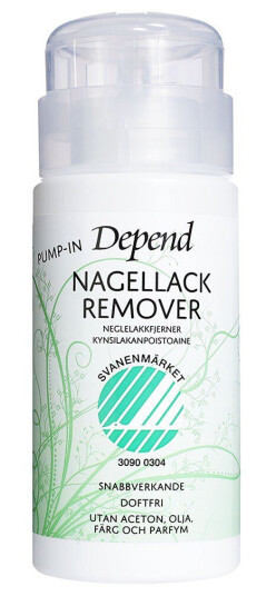 Depend Remover Pump-In Miljöanpassad 125 ml Depend Remover Pump-In Miljöanpassad 125 ml