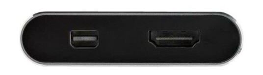 StarTech.com USB C Multiport Video Adapter - 4K 60Hz USB-C to HDMI 2.0 or Mini DisplayPort 1.2 Monitor Display Adapter - HBR2 HDR - video interface converter - Mini DisplayPort / HDMI - 20.5 m