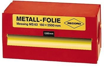Record Stalfolierulle Rostfri 18cr9n 150x2500x0,250mm