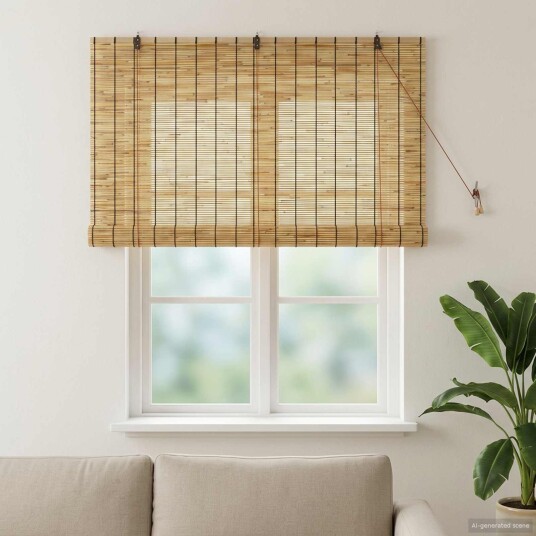 vidaXL Rullegardin Naturlig 140 x 160 cm Siv