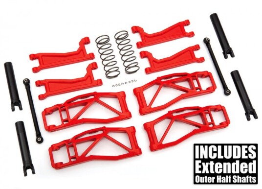 Traxxas 8995R Suspension Kit WideMaxx Red Maxx Traxxas 8995R Suspension Kit WideMaxx Red Maxx