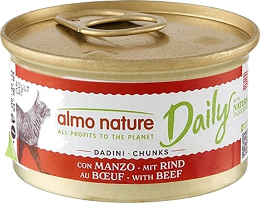 Almo Nature Daily Menu Biter Med Okse 6 X 85 G Almo Nature Daily Menu Biter Med Okse 6 X 85 G
