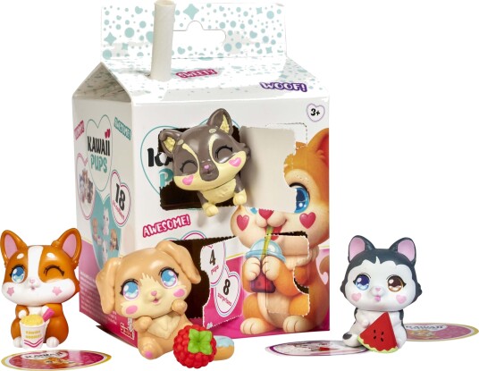 Simba Toys Kawaii Hundevalper 4-pakning