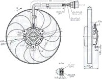MAGNETI MARELLI 069422847010 Kjølevifte MAGNETI MARELLI 069422847010 Kjølevifte