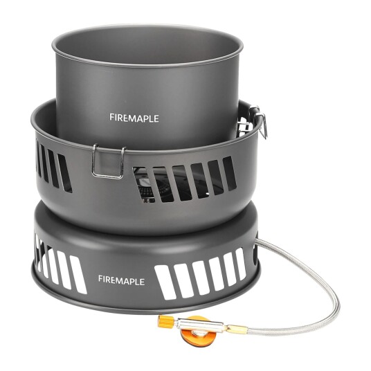 Fire-Maple Cooking Kit W/gas Burner, stormkjøkken med gassbrenner STD Fire-Maple Cooking Kit W/gas Burner, stormkjøkken med gassbrenner STD
