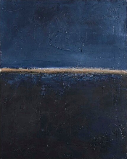 MalerifabrikkenDesign Maleri / Edge Blue / 80x100 CmBlåBilder & skilt