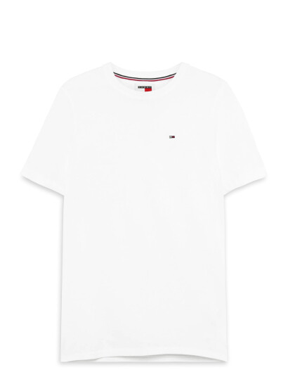 Tommy Jeans Tjm Xslim Jersey Tee - White - M
