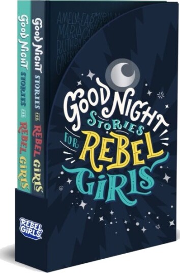 Good Night Stories For Rebel Girls 2-Book Gift Set Av Francesca Cavallo, Elena Favilli