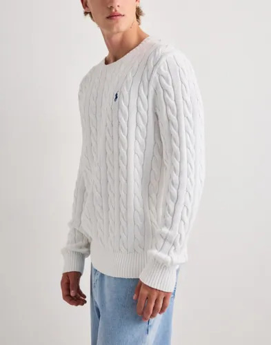 Polo Ralph Lauren Ls Driver Cn long Sleeve pullo Strikkegensere Hvit