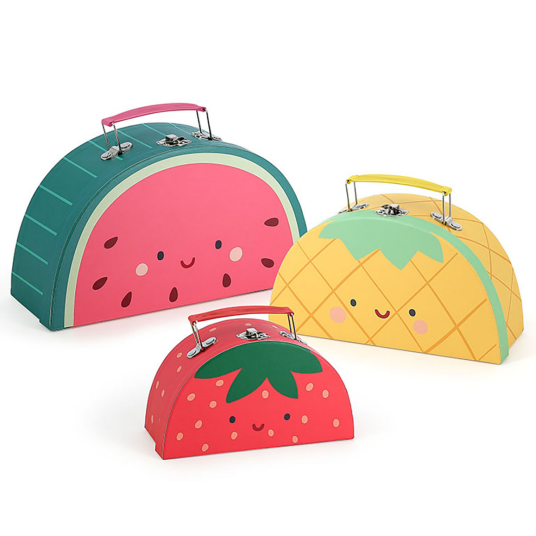 Vilac Suitcases 3 Pcs - Nesting - Multi/patterned - ONE SIZE