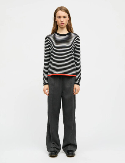 Mads Nørgaard Fine Merino Ivy Knit - Multi/patterned - L Mads Nørgaard Fine Merino Ivy Knit - Multi/patterned - L