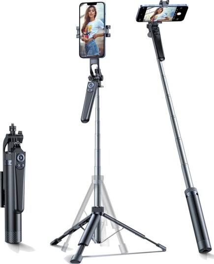 Wozinsky Selfie Stick Wc1y70s Teleskopisk Tripod 1,7 M Med Telefonholder - Svart Wozinsky Selfie Stick Wc1y70s Teleskopisk Tripod 1,7 M Med Telefonholder - Svart