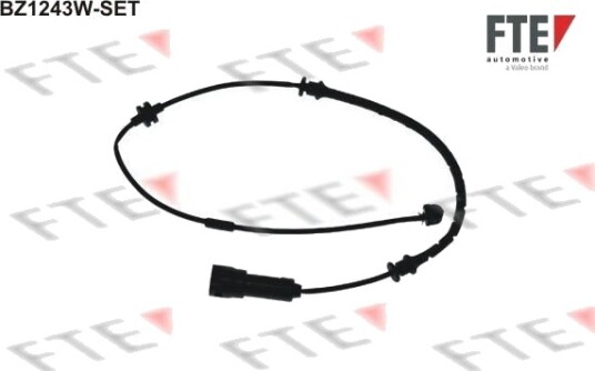 Slitekontakt bremsekloss FTE 9410168 Slitekontakt bremsekloss FTE 9410168