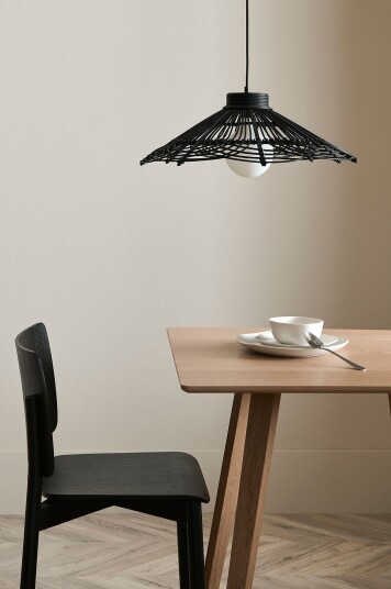 Ellos Home Taklampe Balie Ø 56 cm Svart Ellos Home Taklampe Balie Ø 56 cm Svart