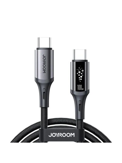 Joyroom S A60 StarTalk USB C to USB C 100W 1.2m Black S A60 C C 100W 1.2m black