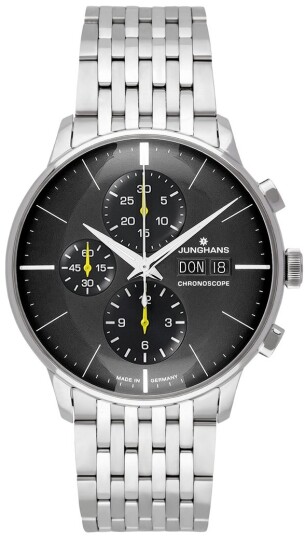 Junghans Herreklokke 27/4429.46 Meister Chronoscope Grå/Stål Ø40.7