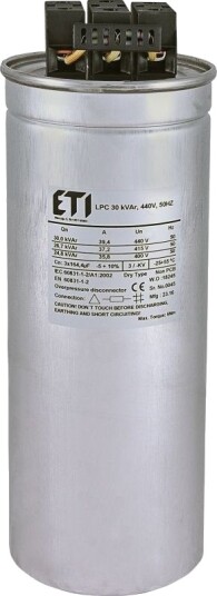 Eti Polam Kondensator Cp Lpc 30 Kvar 440V 50 Hz 004656765