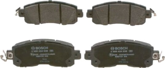 Bremseklosser BOSCH 0 986 424 638 Bremseklosser BOSCH 0 986 424 638