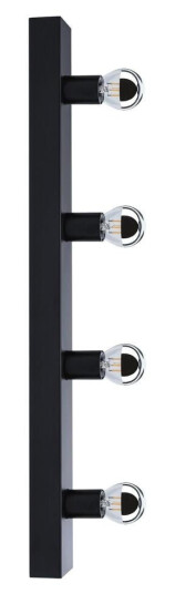Regula vegglampe for baderom IP44 4-lys - Svart Regula vegglampe for baderom IP44 4-lys - Svart