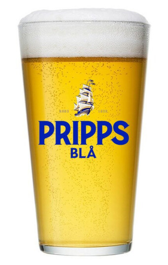 Pripps Blå ølglass conil 40 cl Pripps Blå ølglass conil 40 cl