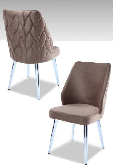 Spisestol Stifen Cappuccino / Krom - Cappuccino / Krom