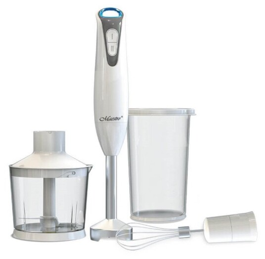 Maestro MR 565 Stavblender 1,5L 400W Hvit Maestro MR 565 Stavblender 1,5L 400W Hvit