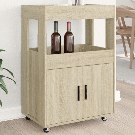 Bartralle sonoma eik 60x39,5x89 cm konstruert tre