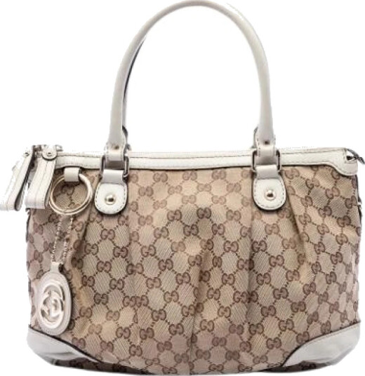 Gucci Vintage Dame Beige Gucci Vintage Dame Beige