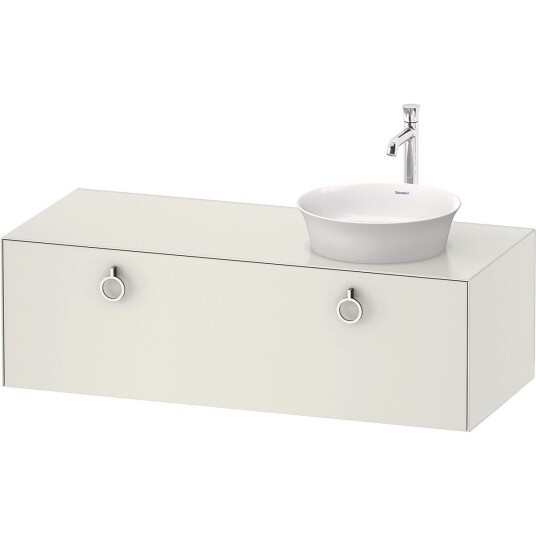 Duravit White Tulip Servantskap 1 skuff 130x55x40,8 cm Hvit Matt