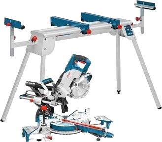 Bosch Kapp og Gjærsag GCM 8 SJL med Sagbord GTA 2600