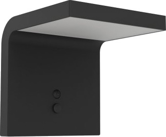 Eglo Spiante Solcelle Vegglampe M/Sensor Sort/Hvit Eglo Spiante Solcelle Vegglampe M/Sensor Sort/Hvit