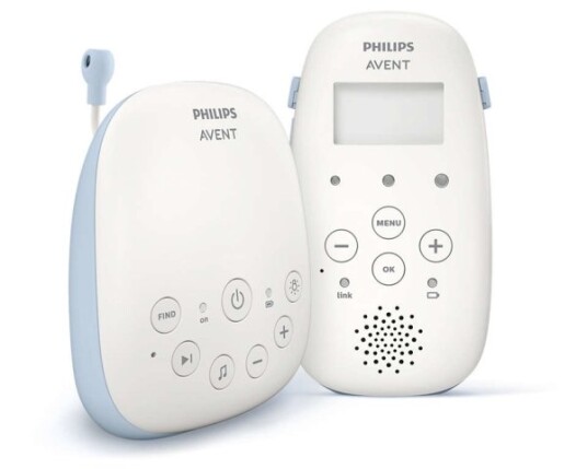 Philips Avent Scd715/52 Dect Babytelefon 330 M 330 M Blå Hvit Batteri Batteri
